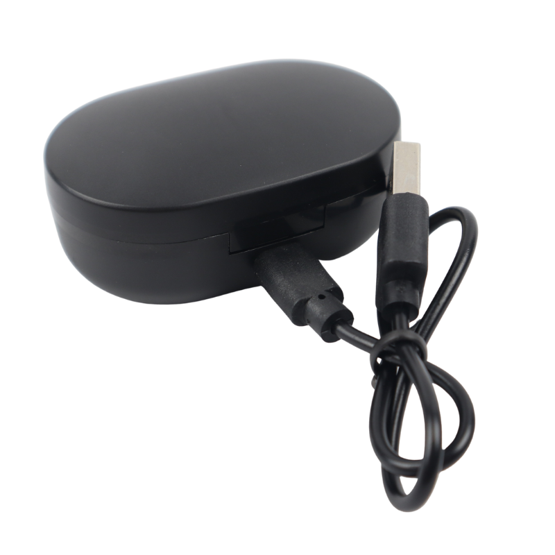 Наушники беспроводные вакуумные Bluetooth с кейсом Черный (4123568) - фото 4 Наушники беспроводные вакуумные Bluetooth с кейсом Черный (4123568) - фото 4