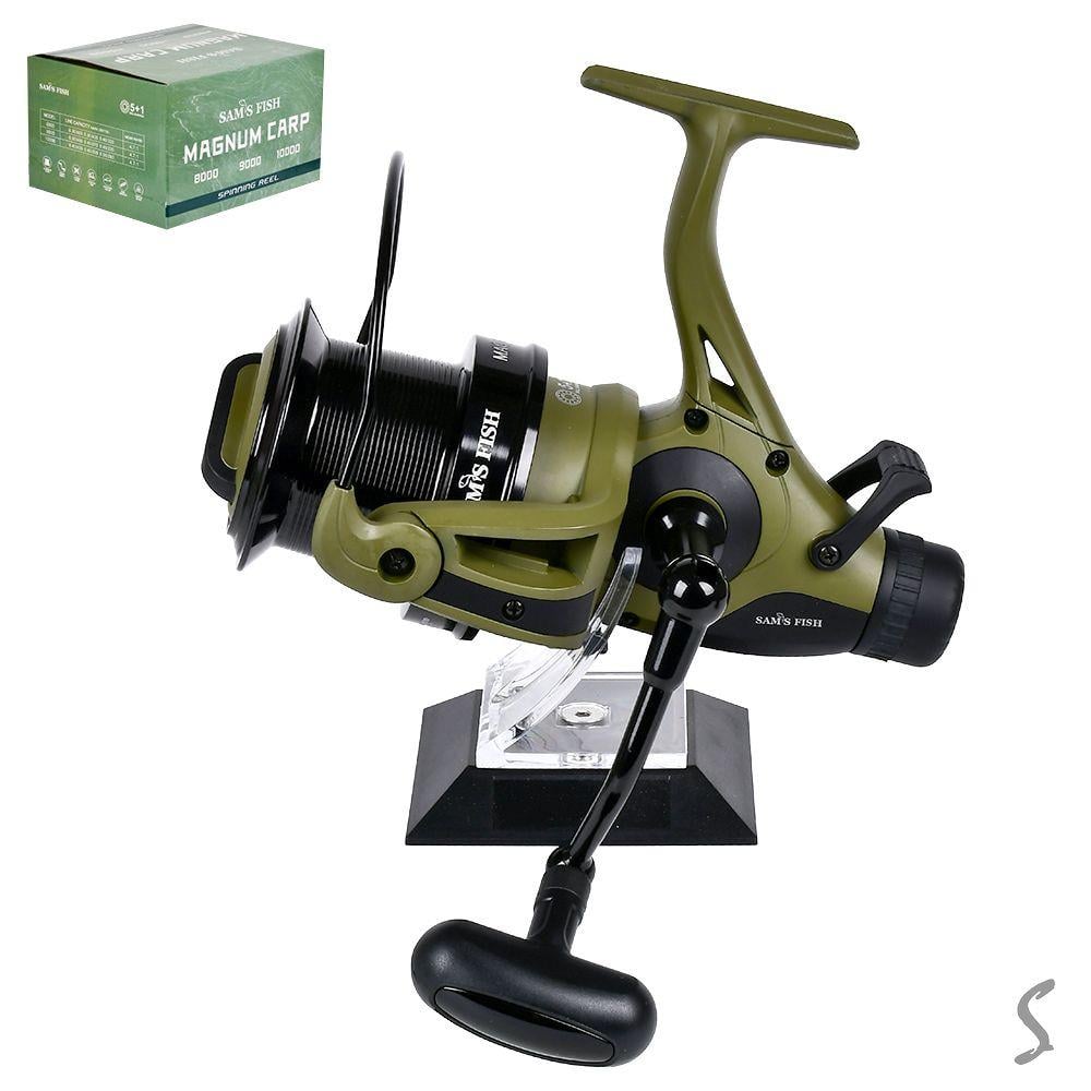 Катушка карповая с бейтранером SF24345-9 Magnum Carp 9000 5+1bb металлическая шпуля Катушка карповая с бейтранером SF24345-9 Magnum Carp 9000 5+1bb металлическая шпуля