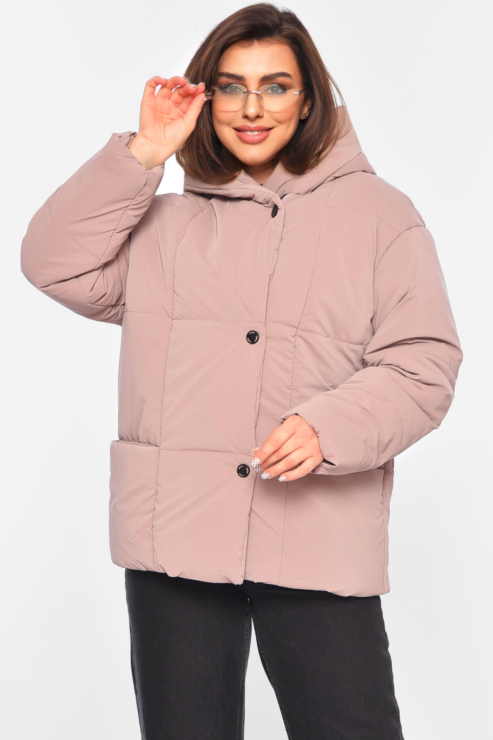 Куртка женская демисезонная M Темно-розовый (196467)