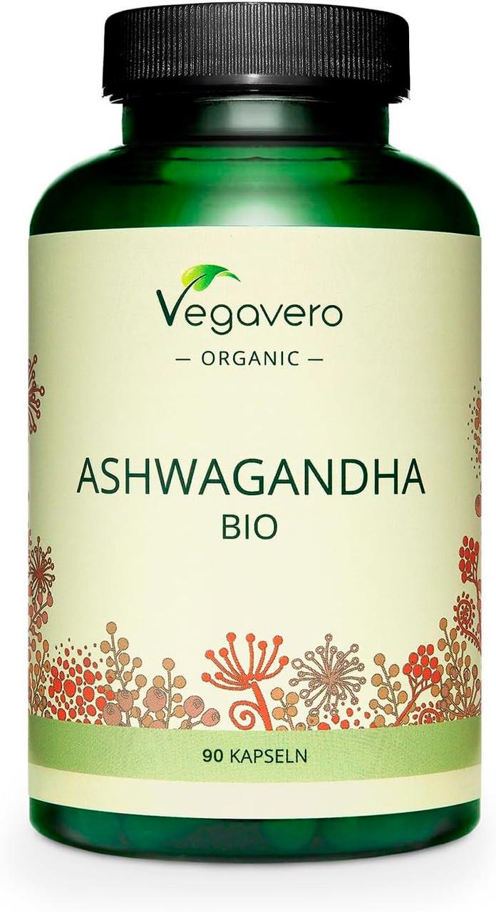 Витамины для иммунитета Vegavero Ашваганда Органическая 600 мг 90 капс. (500942)