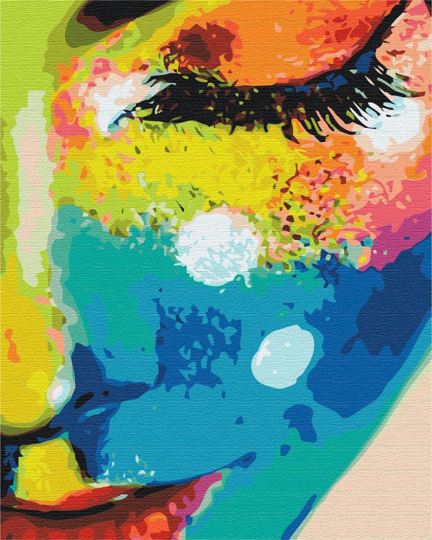 Картина по номерам Brushme Женщина в красках 40х50 см (BS21715)