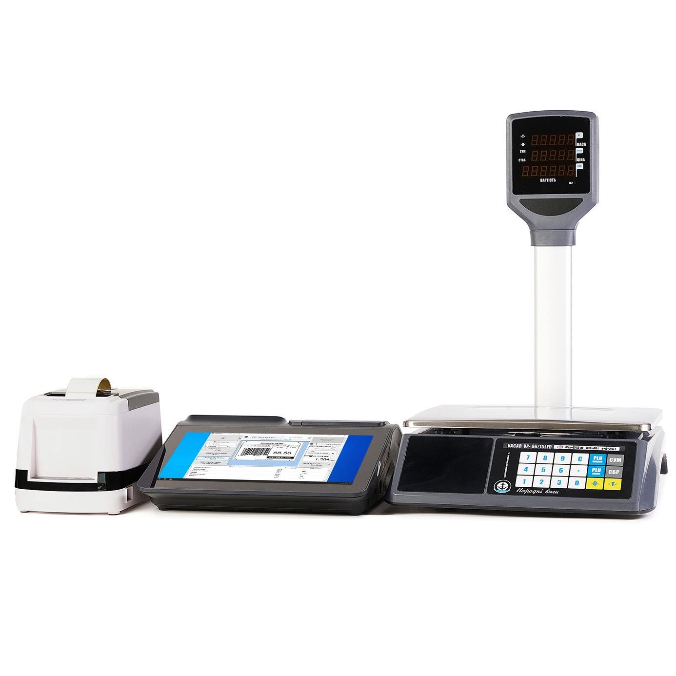 Комплект Фасовочная касса/POS-терминал Harper 11,6"/принтер этикеток/весы/ПО для автоматизации торговли весовыми товарами (26759510)