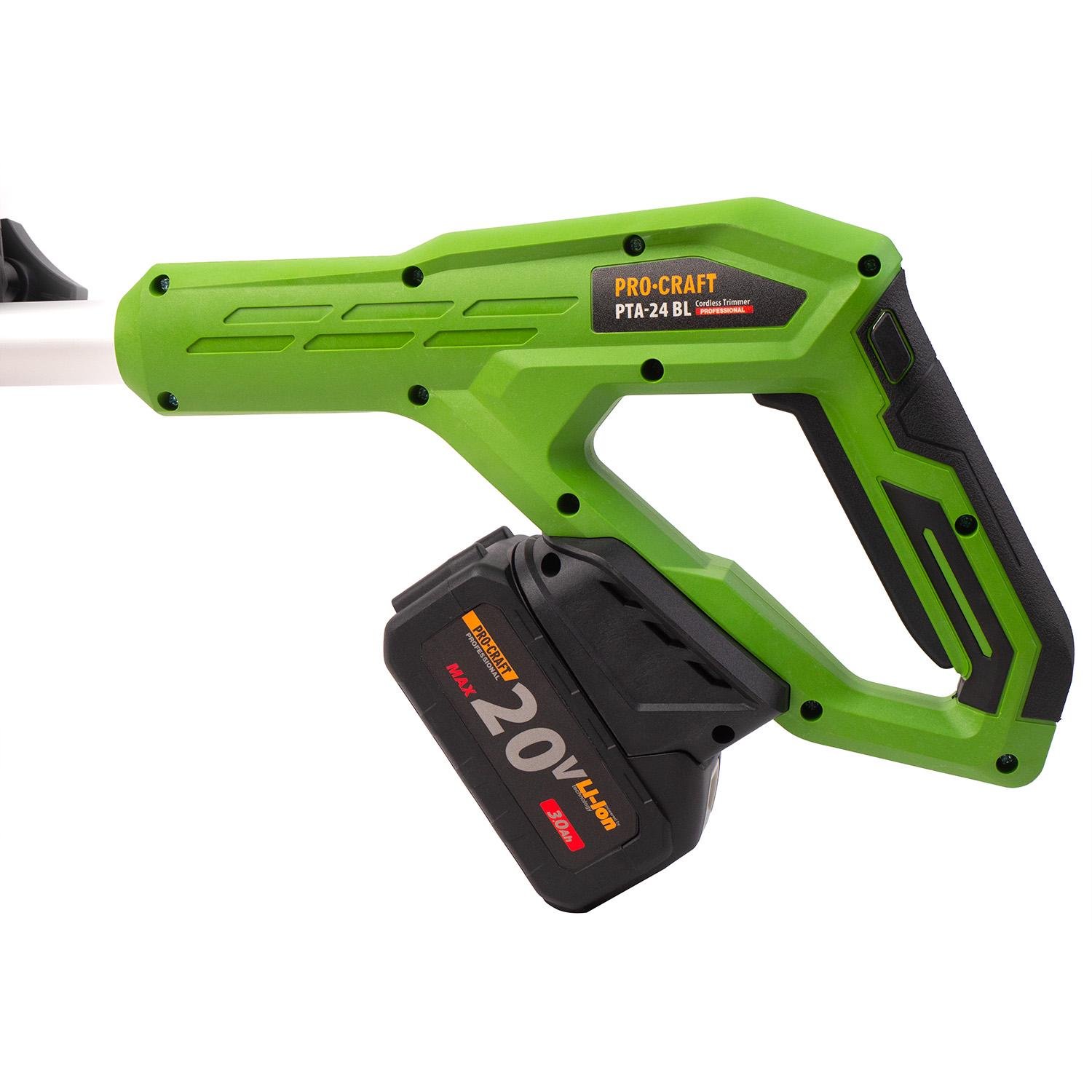 Триммер аккумуляторный ProCraft PTA24BL с 1 акб (00000010494) - фото 6 Триммер аккумуляторный ProCraft PTA24BL с 1 акб (00000010494) - фото 6