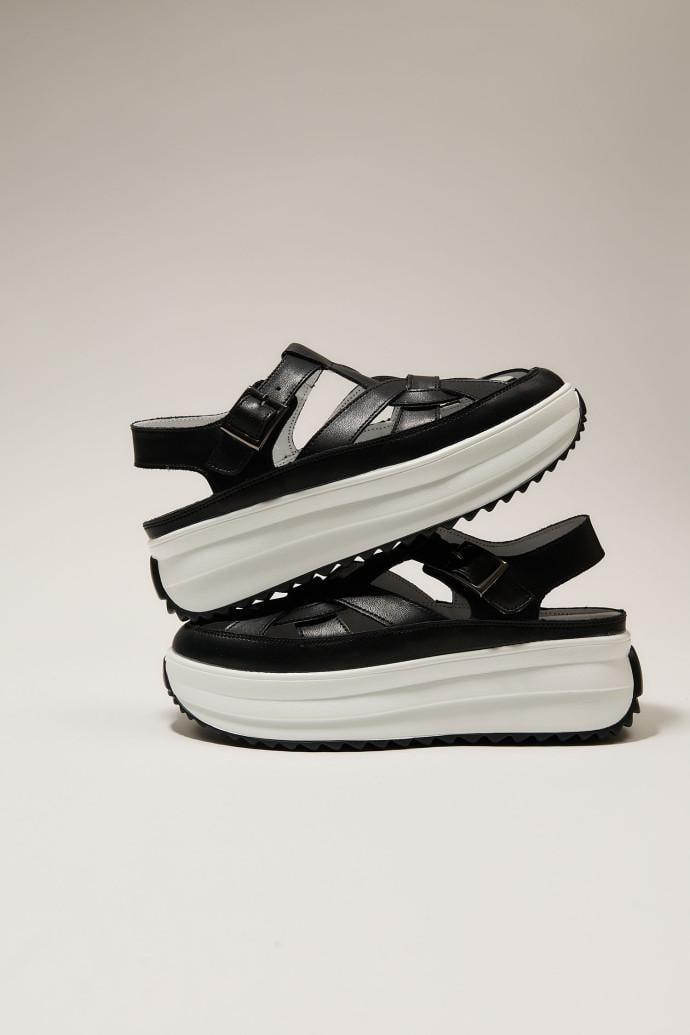 Сандалии женские ALLSY на платформе р. 36 Черный (195313) - фото 2 Сандалии женские ALLSY на платформе р. 36 Черный (195313) - фото 2