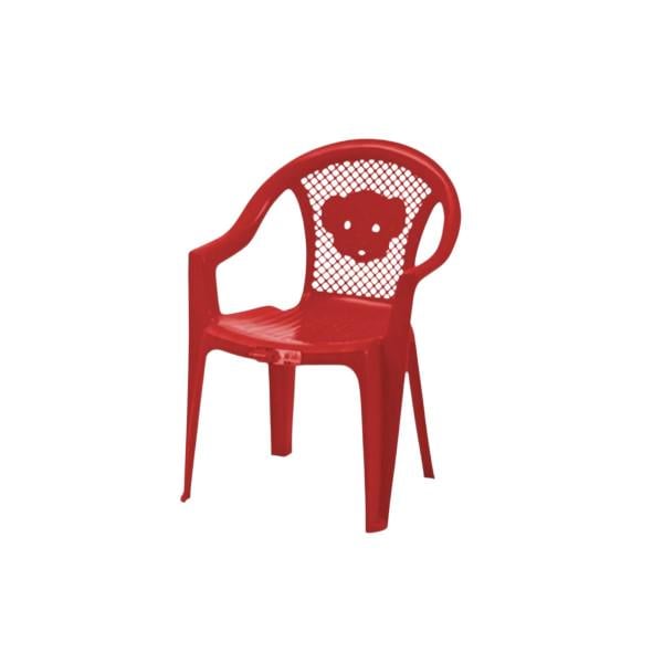 Стільчик пластиковий Kinderway тигреня Червоний