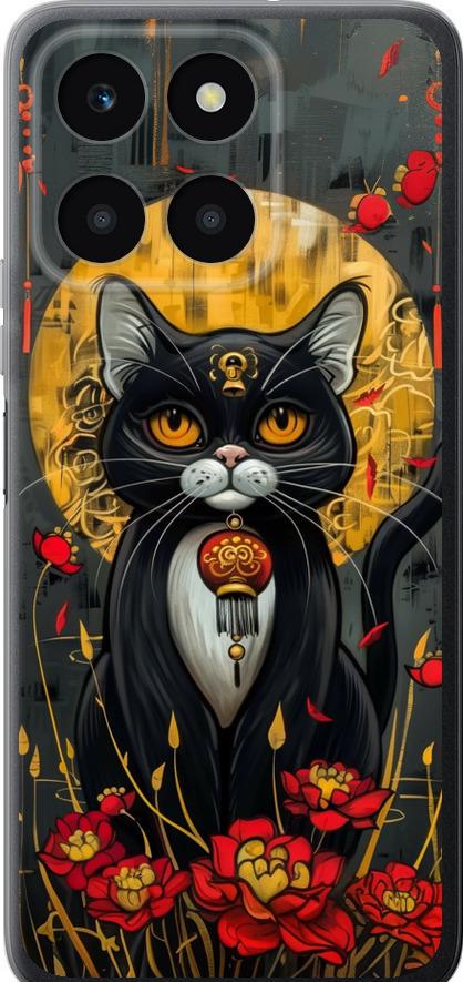 Чехол на Huawei honor X6A China Cat (6134u-3340-42517) Чехол на Huawei honor X6A China Cat (6134u-3340-42517)
