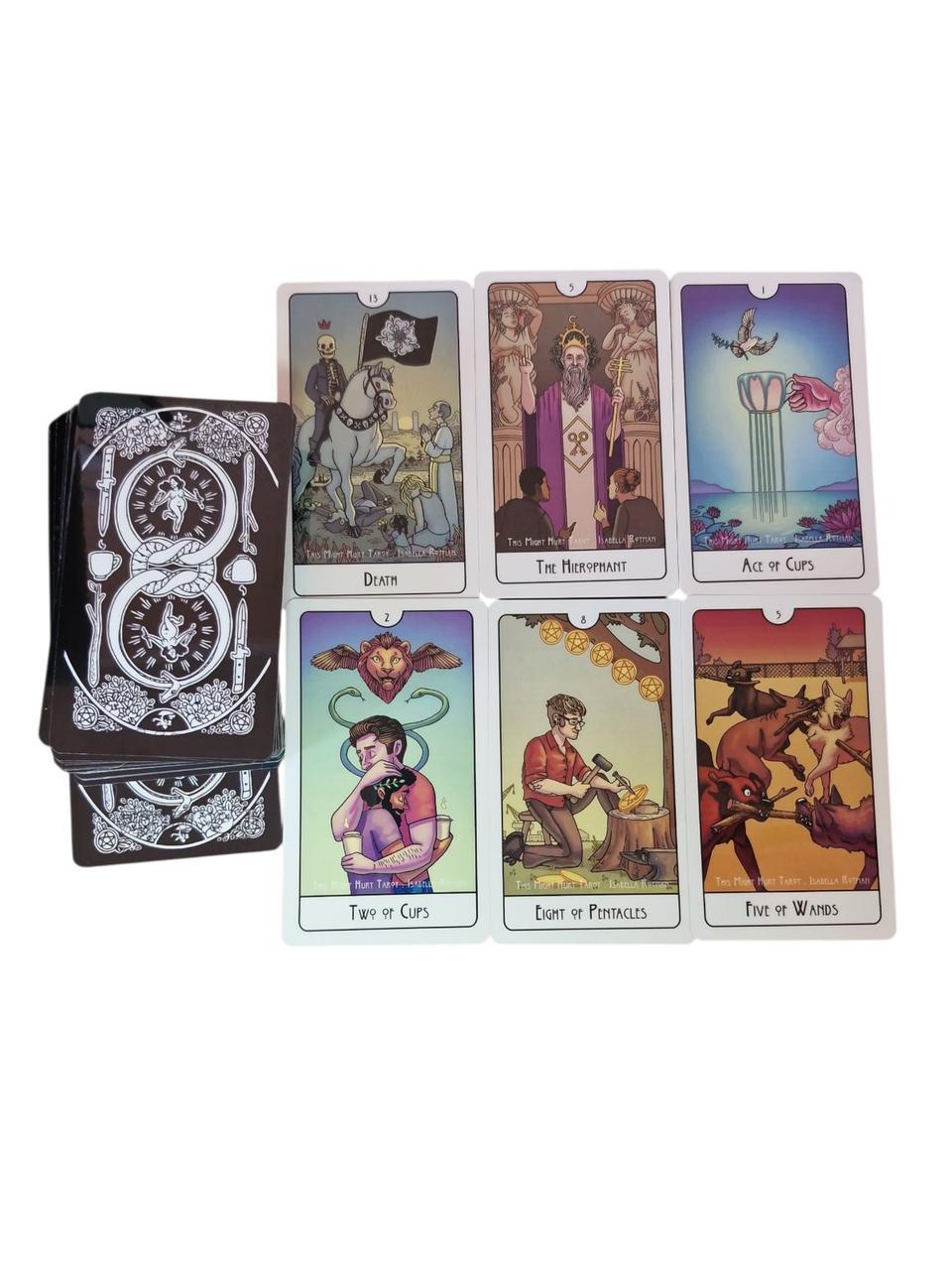 Карты Таро Это таро может ранить глянцевая 78 карт.
