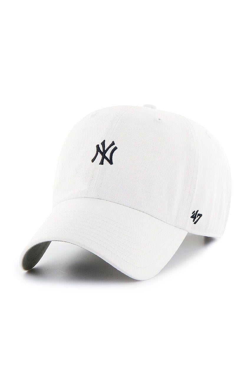 Кепка 47 Brand NEW YORK YANKEES BASE RUNNER Белый (OSFA B-BRNMS17CTP-WHA)