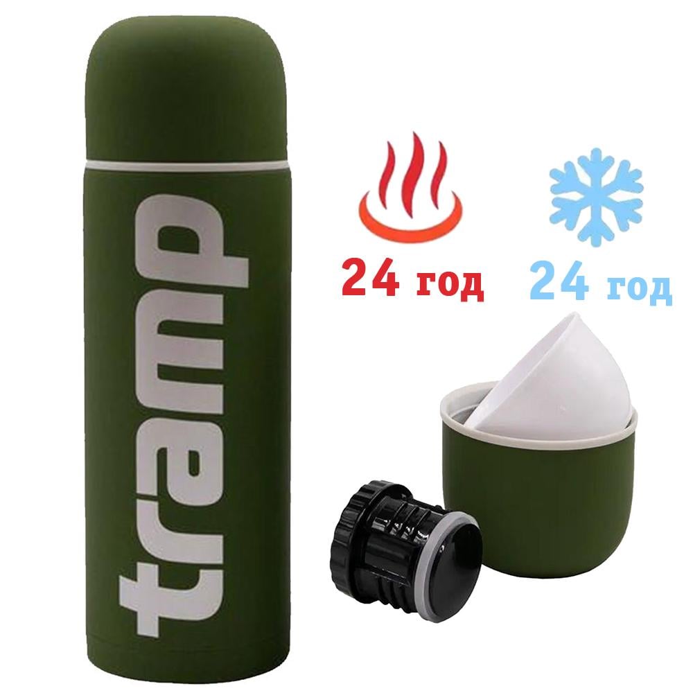 Термос Tramp Soft Touch 1 л Хакі (TRC-109-khaki) - фото 2