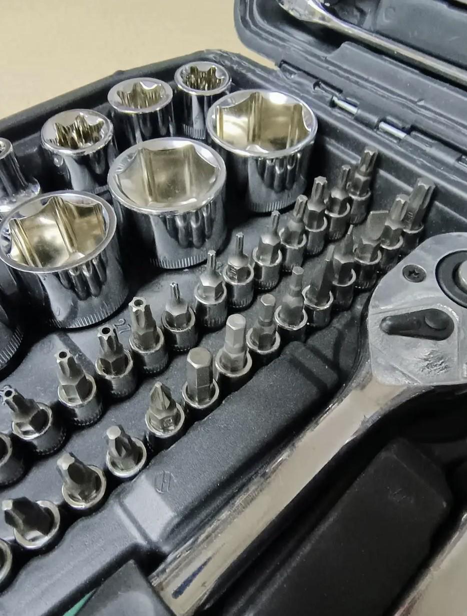 Набор инструментов WerkMaster WM-216C 216 пр. в усиленном кейсе 4-32 мм Черный (45678) - фото 6 Набор инструментов WerkMaster WM-216C 216 пр. в усиленном кейсе 4-32 мм Черный (45678) - фото 6