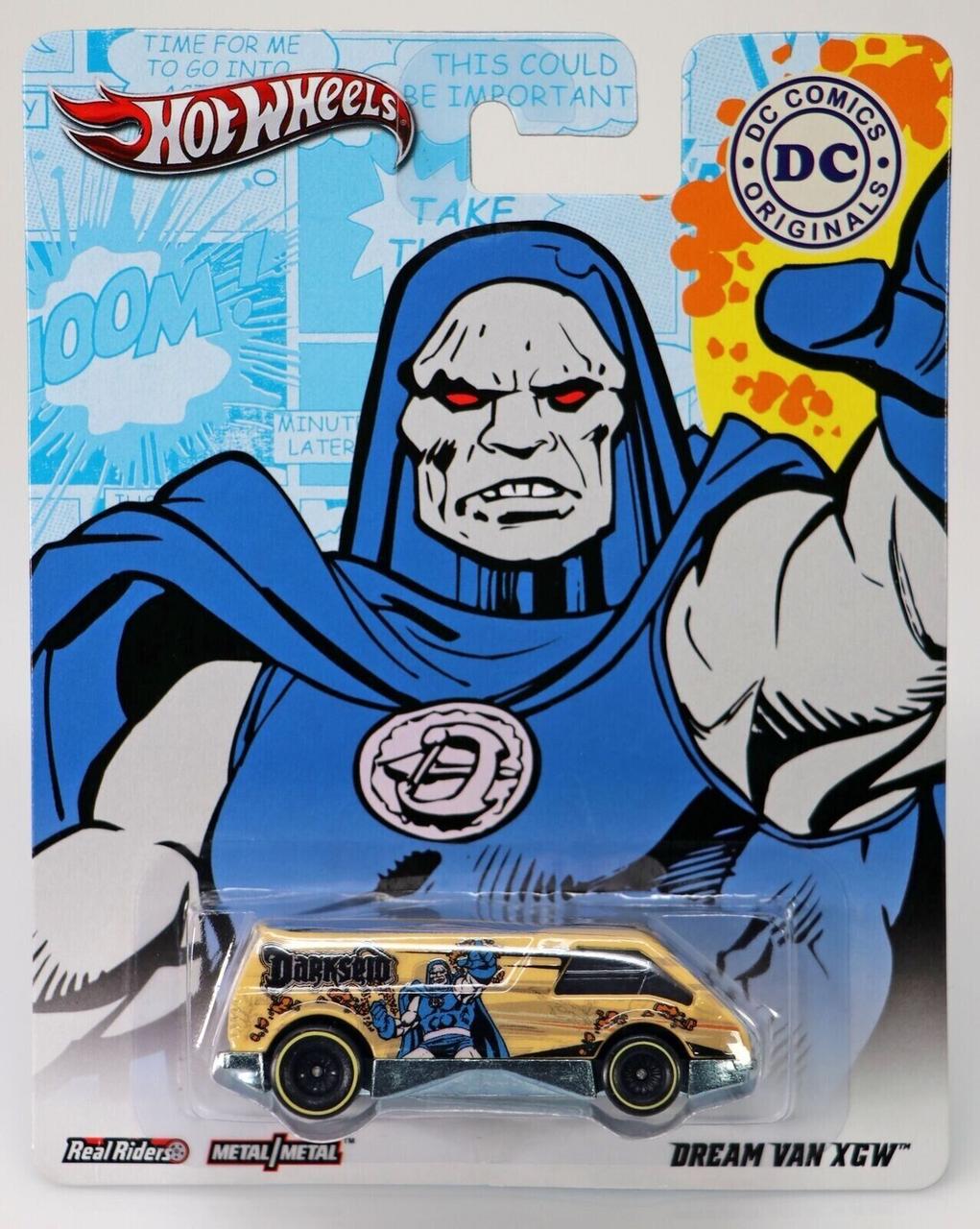 Іграшкова машинка Hot Wheels Premium Dream Van XGW Darkseid 2012 DC Comics Nostalgic Brand Real Riders (W6659)
