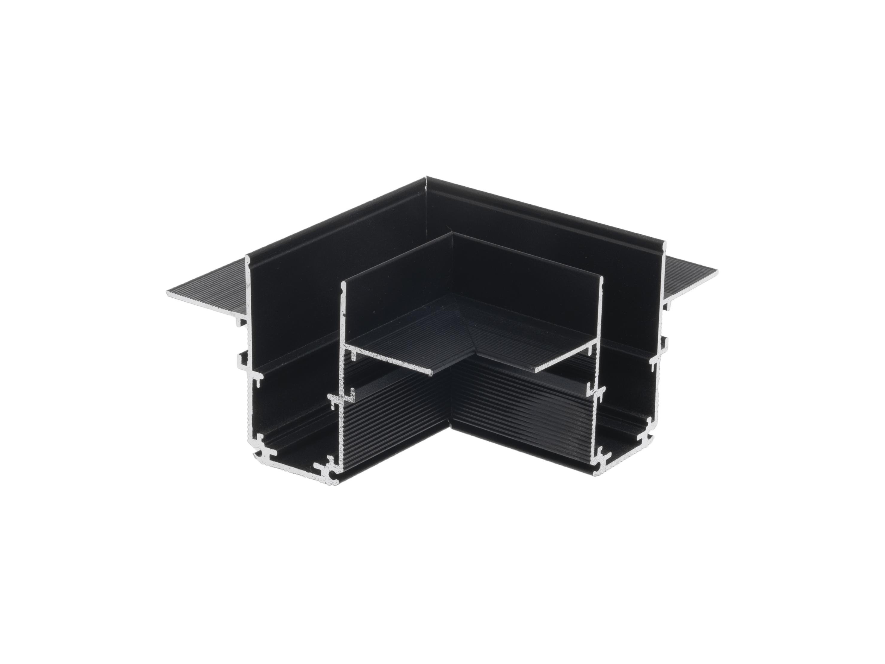 Соединитель угловой Track Rail 602 для низковольтного врезного шинопровода Черный (5644)