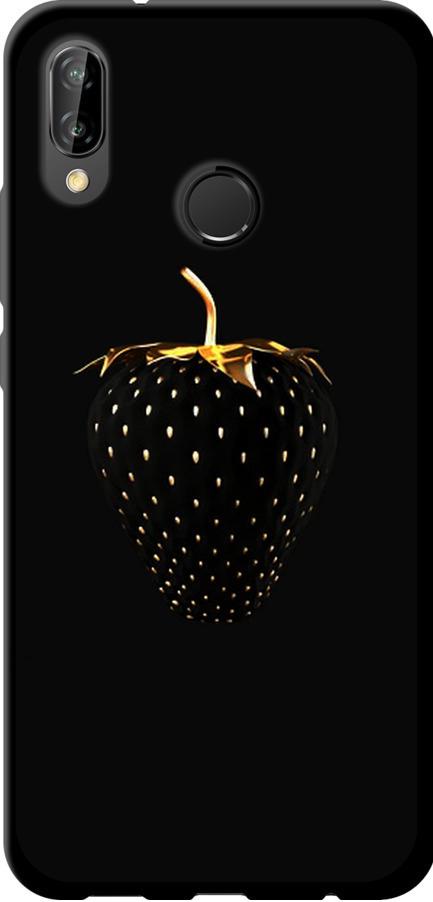 Чохол на Huawei P20 Lite Чорна полуниця (3585b-1410-42517)