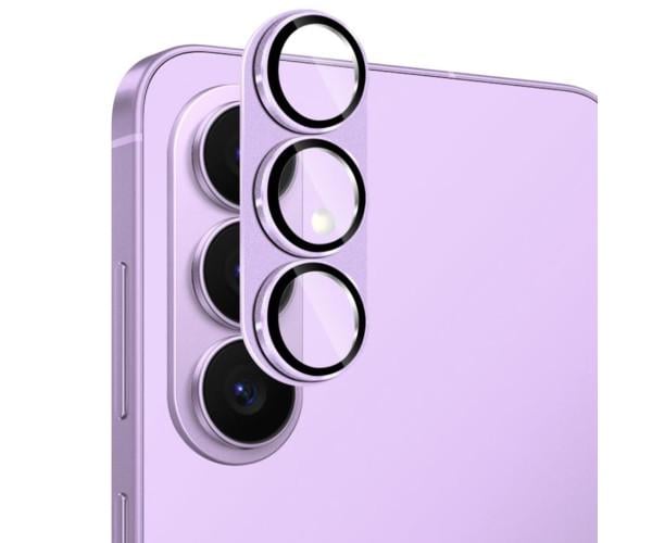 Защитная рамка со стеклом Tempered Glass Samsung Galaxy S26+ на заднюю камеру Фиолетовый