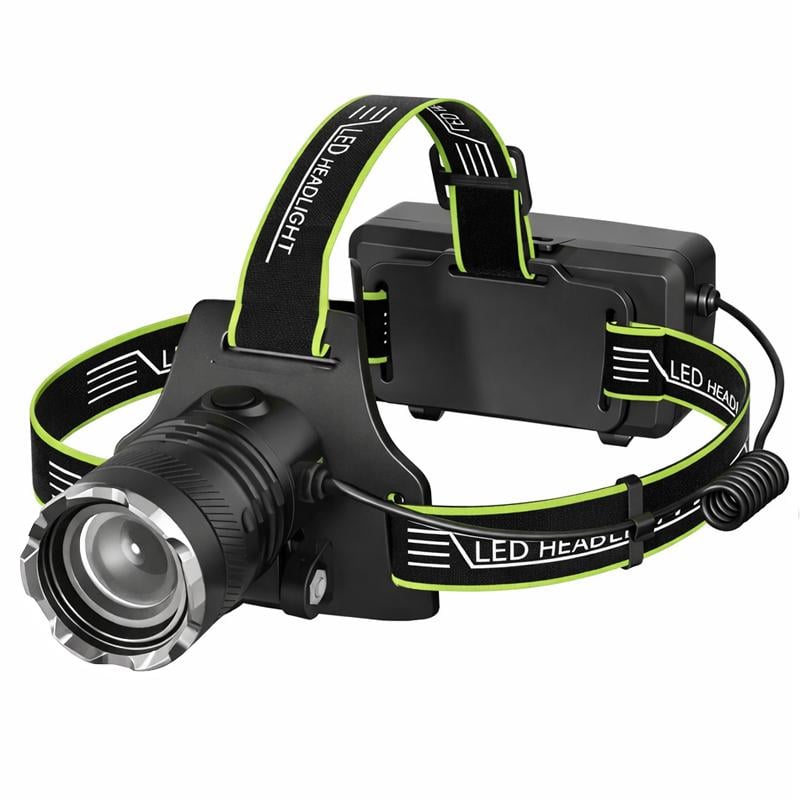 Фонарь налобный A42-GT с оптическим зумом и зарядкой Type C Черный (31560590)