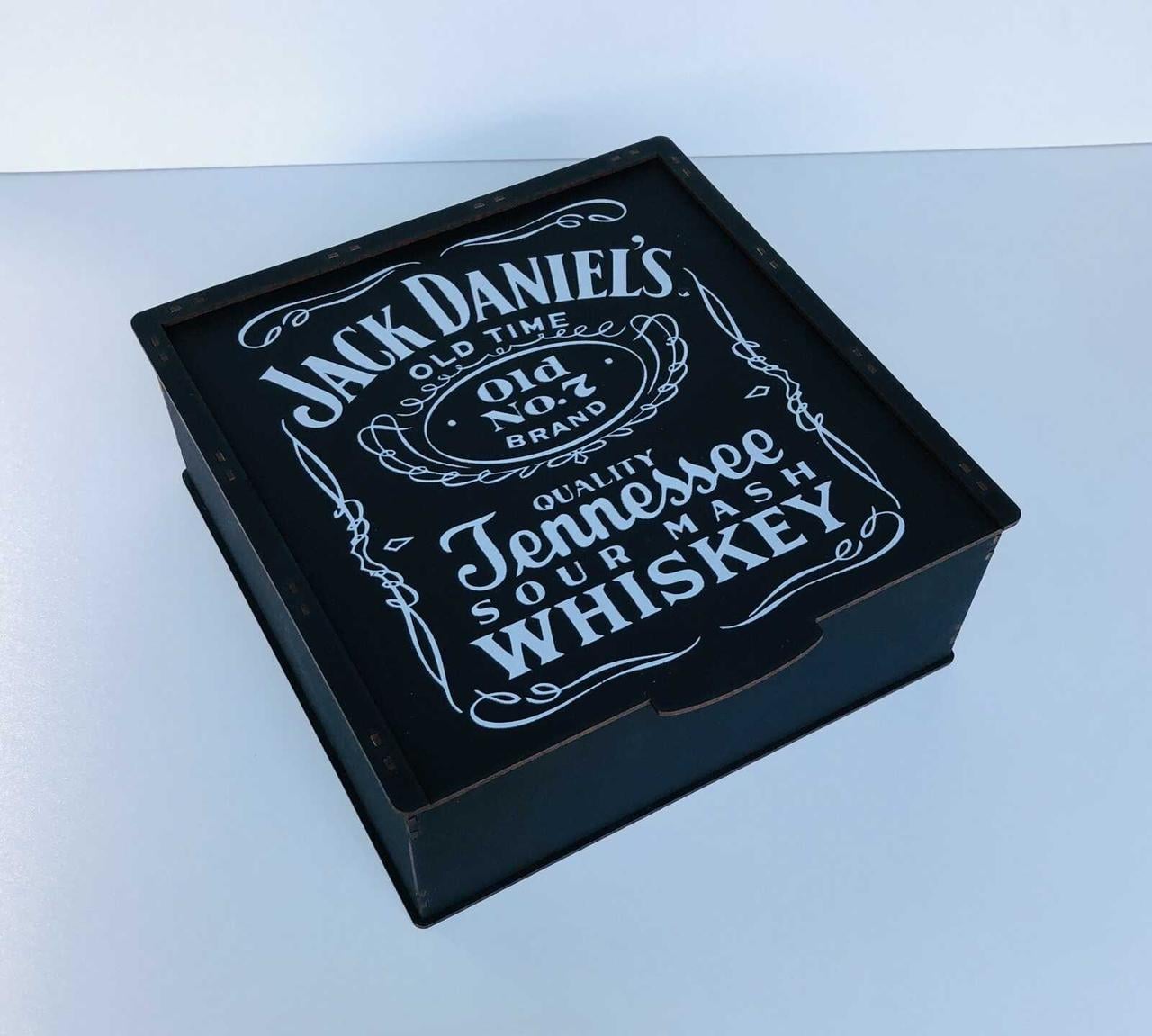 Бокс чоловічий Jack Daniel’s 25х25х10 см Чорний