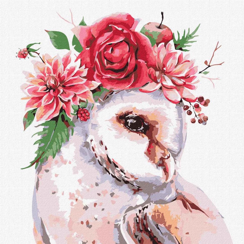 Картина по номерам Ідейка Хранительница леса 30x30 см (KHO4255)