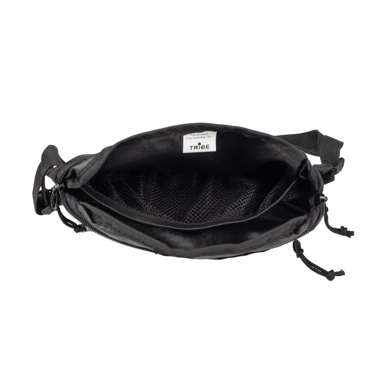 Поясная сумка Tribe Waist bag 2,5 L T-ID-0002 Black (T-ID-0002-black) - фото 4