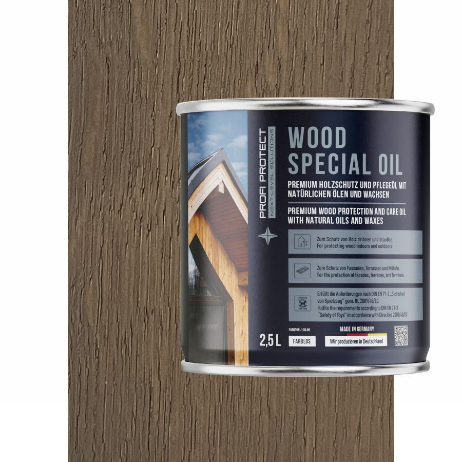 Олія для терасної дошки ProfiProtect Wood Special Oil з воском 2,5 л Toskana 75 eiche (24648525) - фото 1