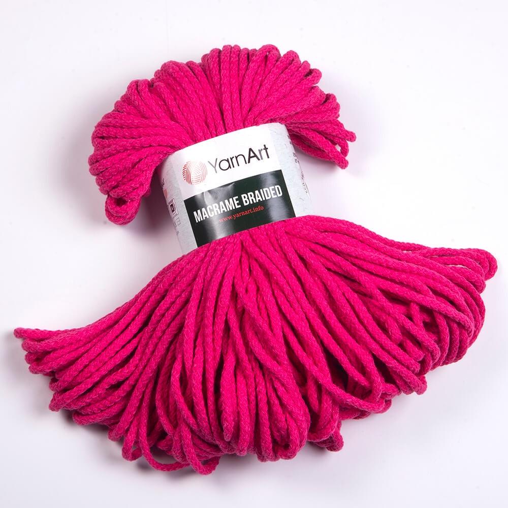 Шнур Macrame Braided 5 мм 250 г Малиновый №771
