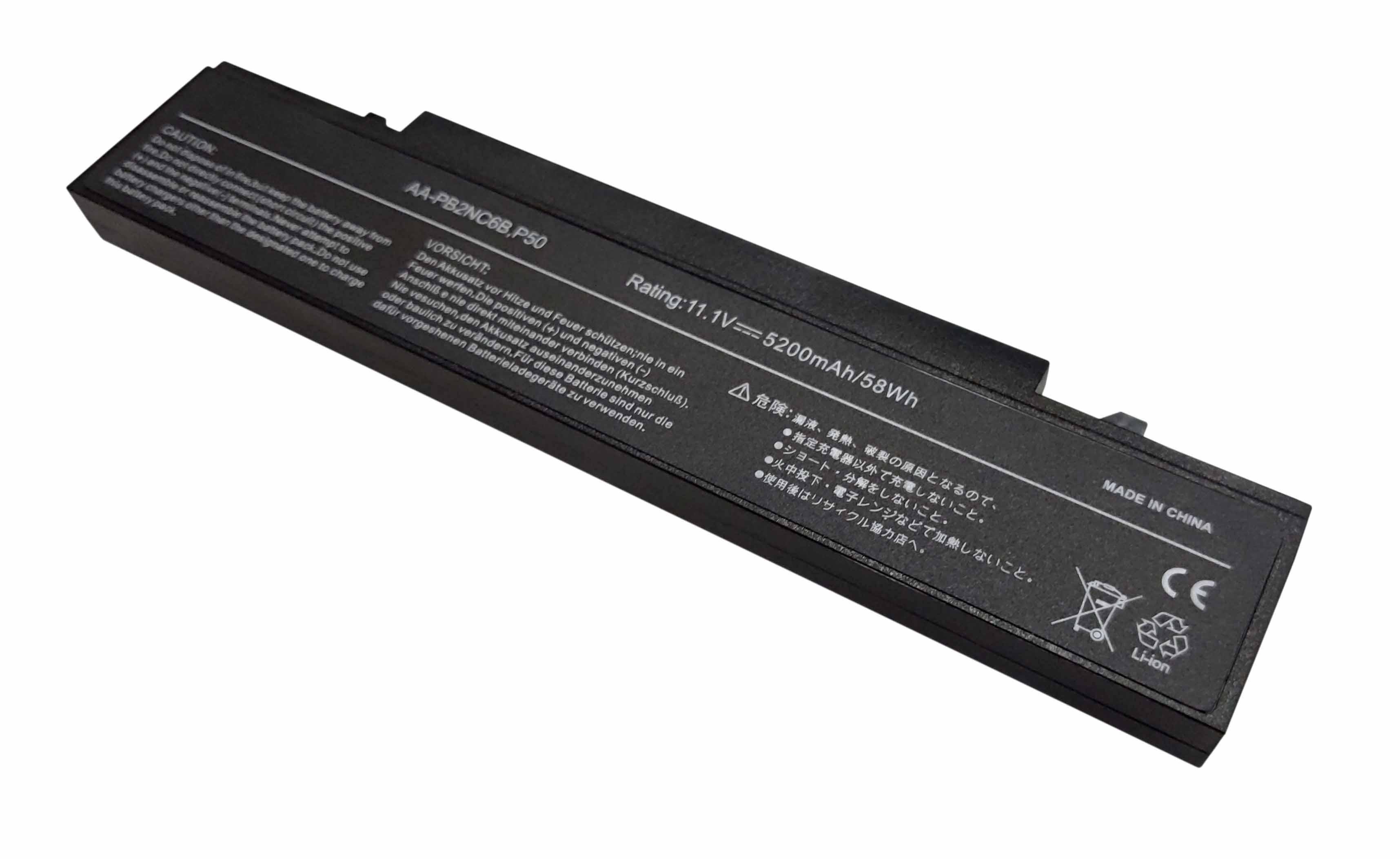 Аккумулятор для ноутбука Samsung AA-PB4NC6B P50 11.1V Black 5200mAh OEM - фото 2