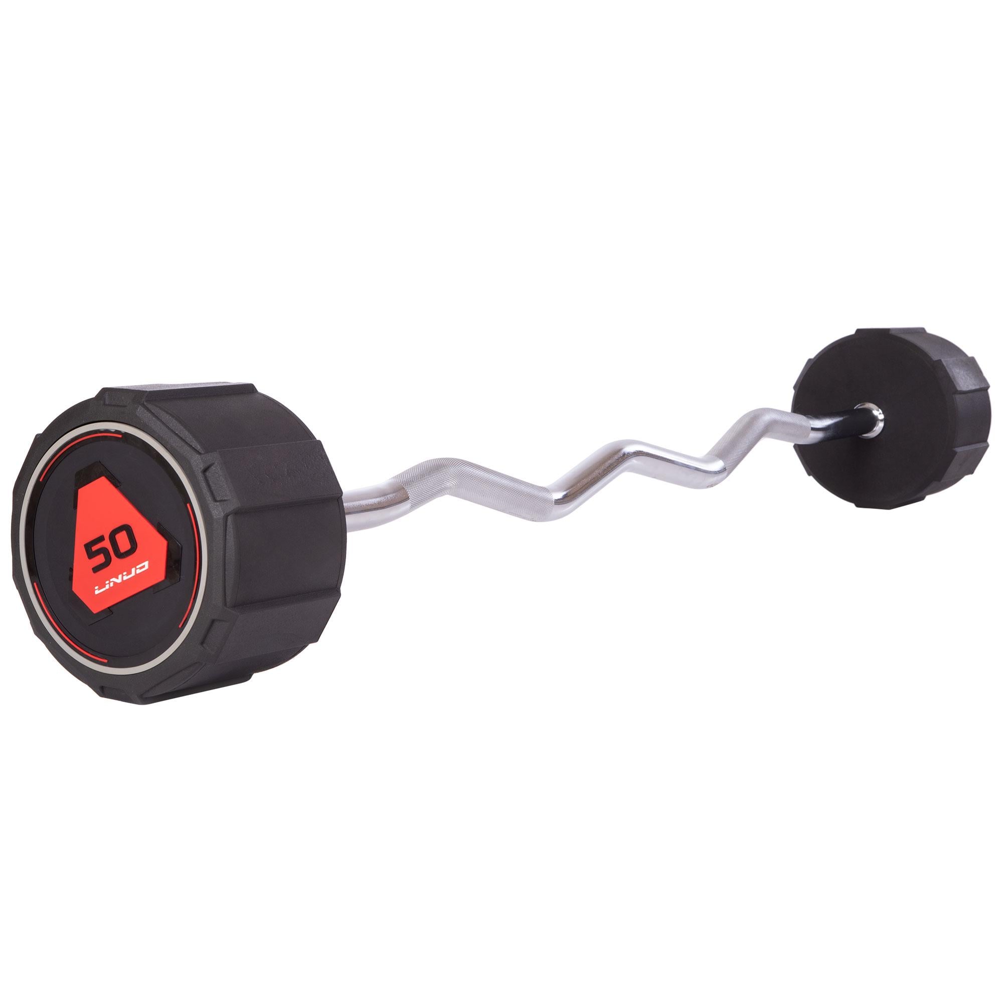Штанга фиксированная полиуретановая Zelart LI NUO TA-3623-50 122 см 50 кг (DR002576)