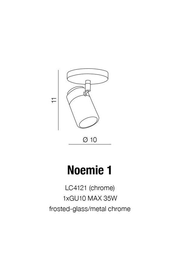 Спот Azzardo Noemie 1 AZ1310 (LC4121-CH) - фото 2