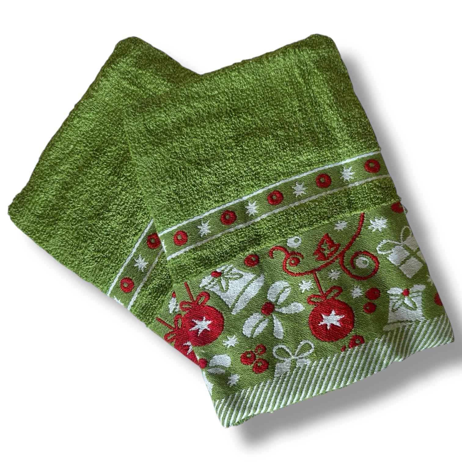 Полотенце махровое Malloory Home 50x100 см Зеленый (6934-3)