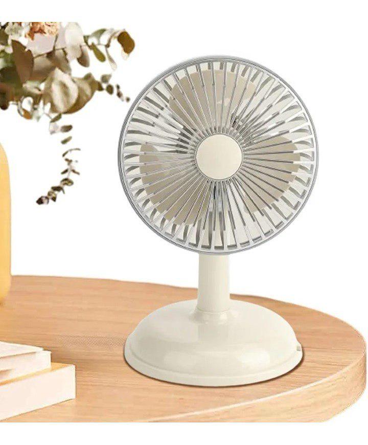 Настольный портативный вентилятор с работой от USB Simple desktop fan KD197 Желтый - фото 3