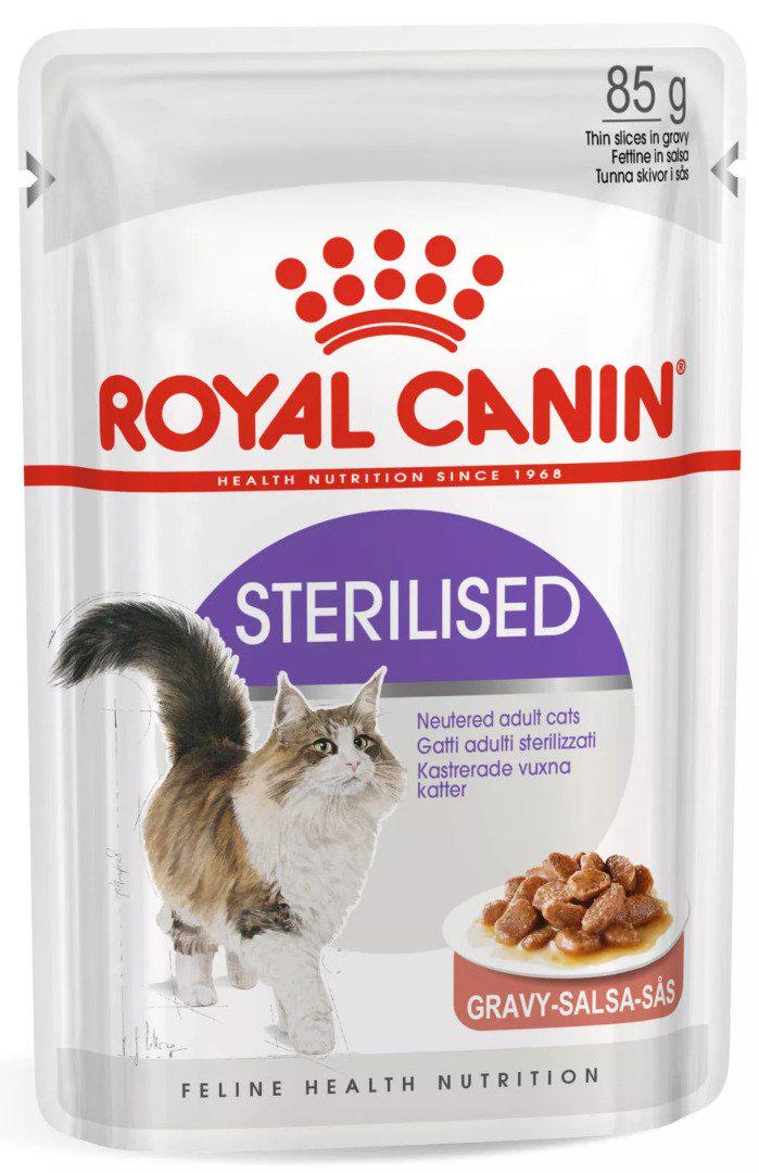 Корм вологий для стерилізованих котів Royal Canin Sterilised Gravy 85 г (9003579311301)