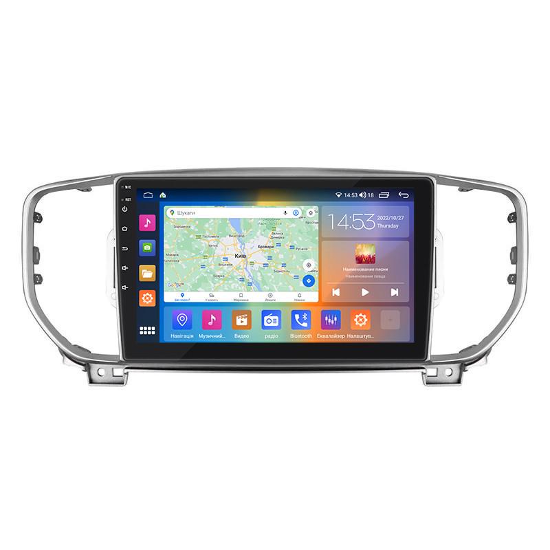 Автомагнітола штатна Lesko для Kia Sportage IV рестайлінг 2018-н.в. 9" 2/32Gb CarPlay 4G Wi-Fi GPS Prime
