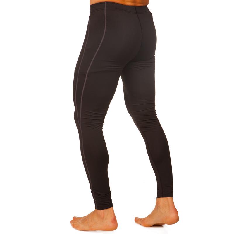 Компрессионные штаны тайтсы для спорта LIDONG LD-1201 XL Черный с серым (NA000751)