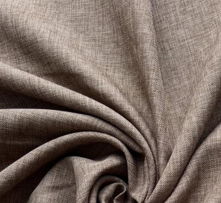 Штора Safir льняная структурная 250x260 см Коричневый (safir406-T)