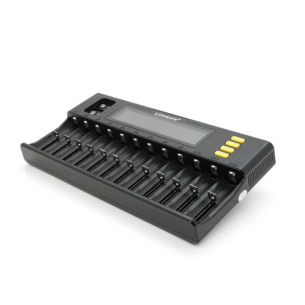 Зарядное устройство универсальное LiitoKala lii s12 на 14 каналов nimh Li-ion lifepo4 крона (YUT_V11531) Зарядное устройство универсальное LiitoKala lii s12 на 14 каналов nimh Li-ion lifepo4 крона (YUT_V11531)