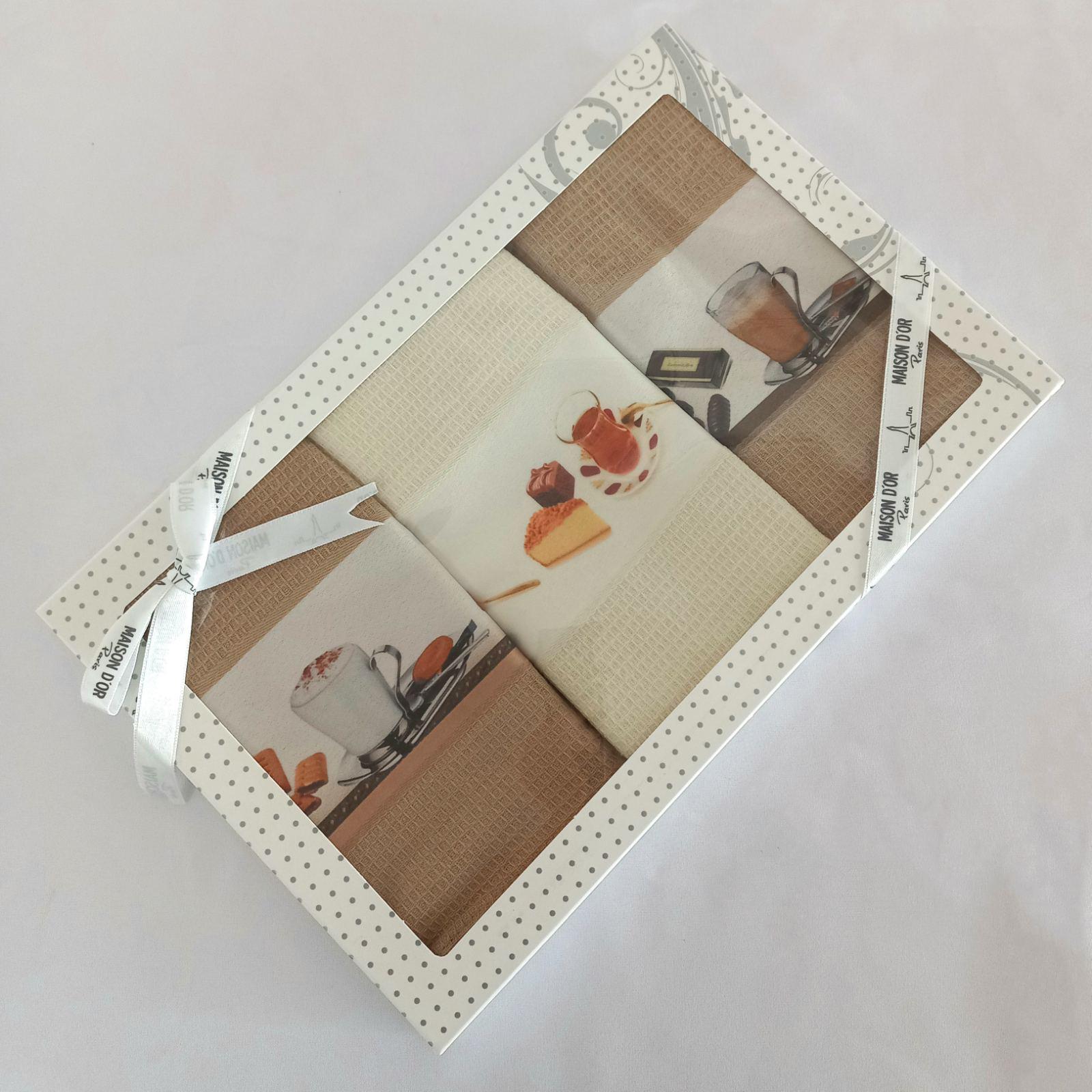 Подарочный набор кухонных полотенец Maison D'or Tea Time (CN9119)