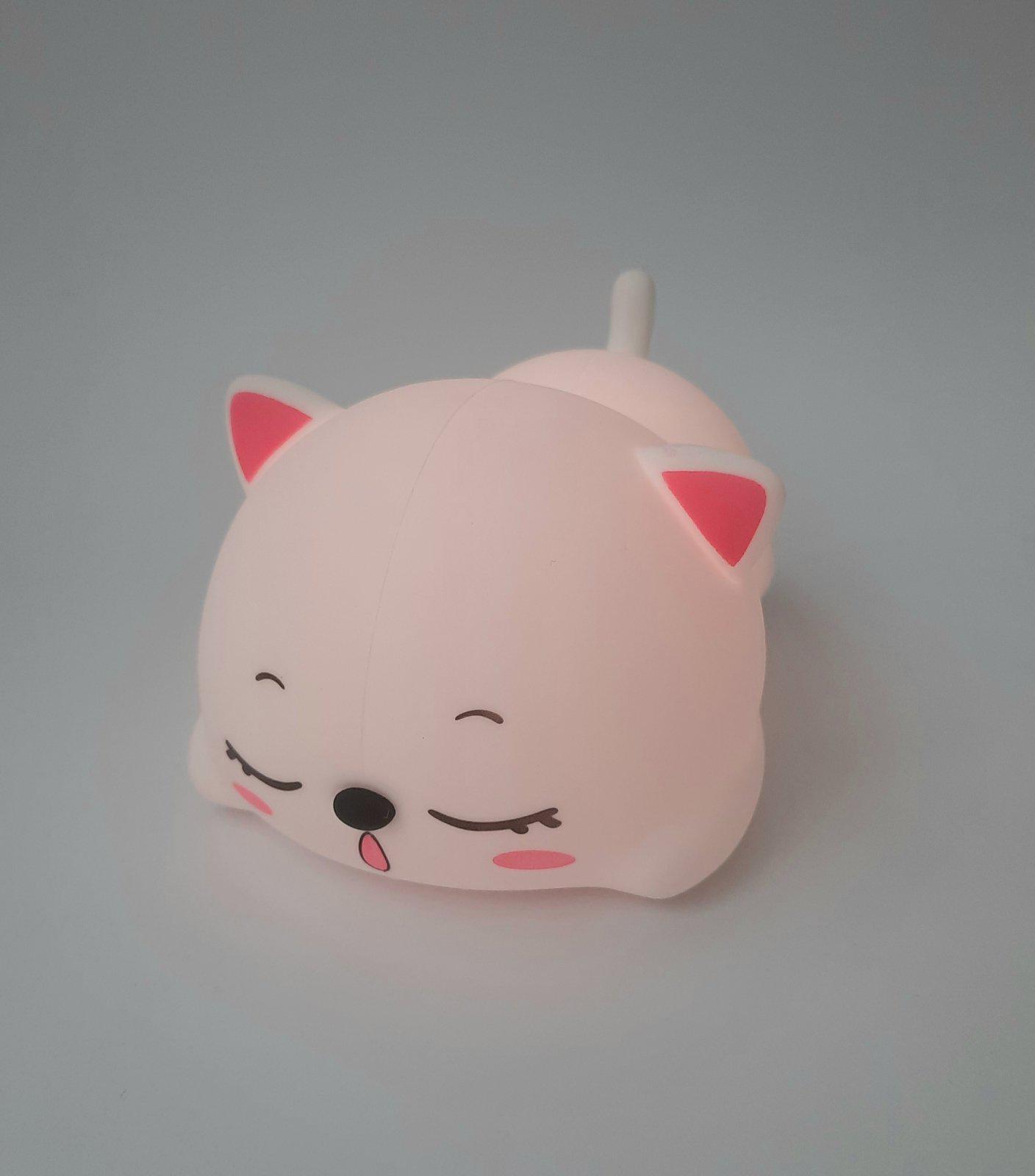 Нічник силіконовий на батарейках ААА кошеня що спить (XR-2221) - фото 5 Нічник силіконовий на батарейках ААА кошеня що спить (XR-2221) - фото 5