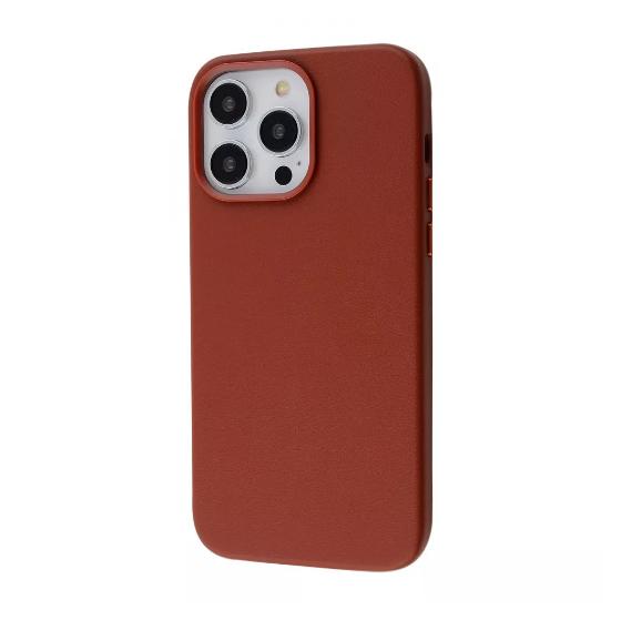 Чехол-накладка для телефона WAVE Premium Leather Edition Case with Magnetic Ring - iPhone 14 Pro Max umber (383670807)