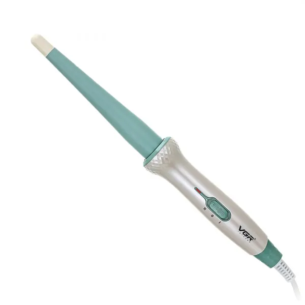 Плойка конусная для завивки волос VGR V-596 с керамическим покрытием Бирюзовый (147-107-HP-V-596)