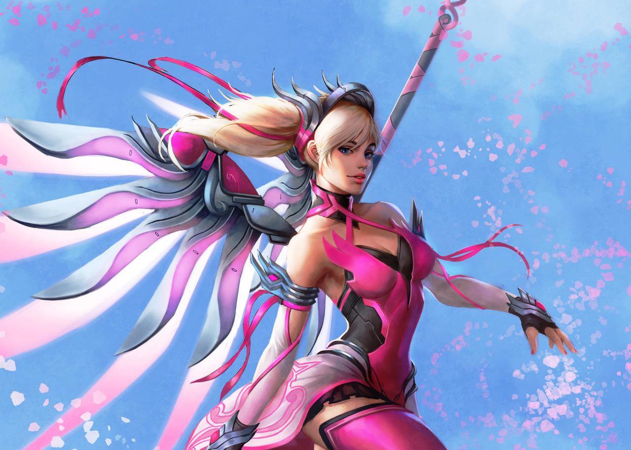 Картина GeekLand Overwatch Ангел 60х40 см (OW.09.016)