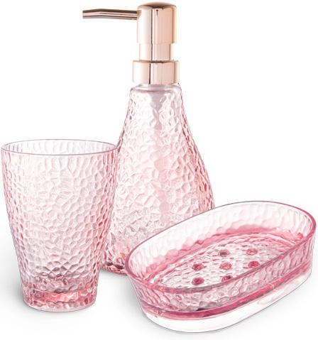Набор аксессуаров Fusion Topaz для ванной дозатор/мыльница и стакан