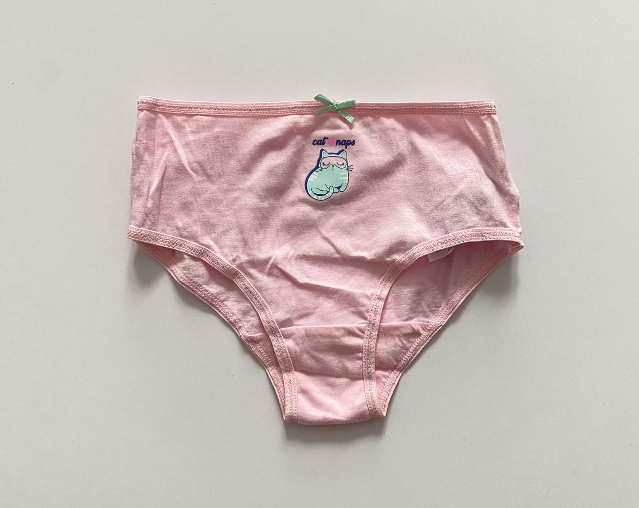 Труси-плавки на дівчинку з принтом котика Primark 128 см на 7-8 років Рожевий (2595626471)