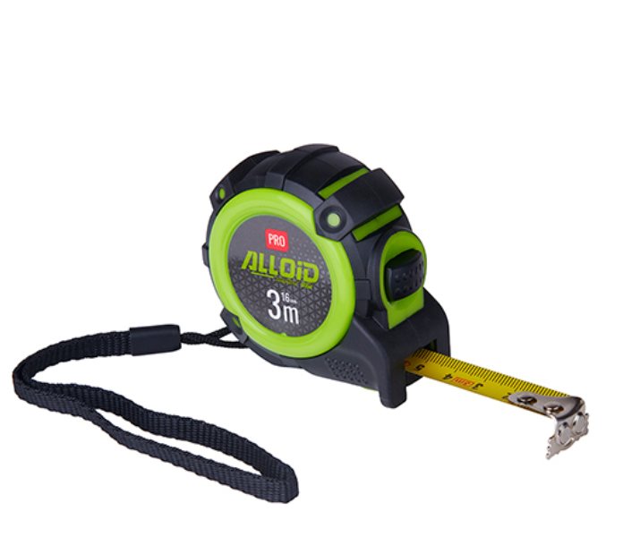 Рулетка с автостопом Alloid Pro 3 м/16 мм (MT-740316)