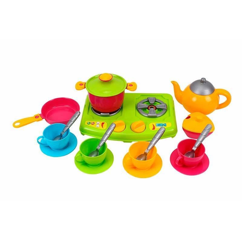 Детская кухня № 6 Технок с набором посуды (3572)