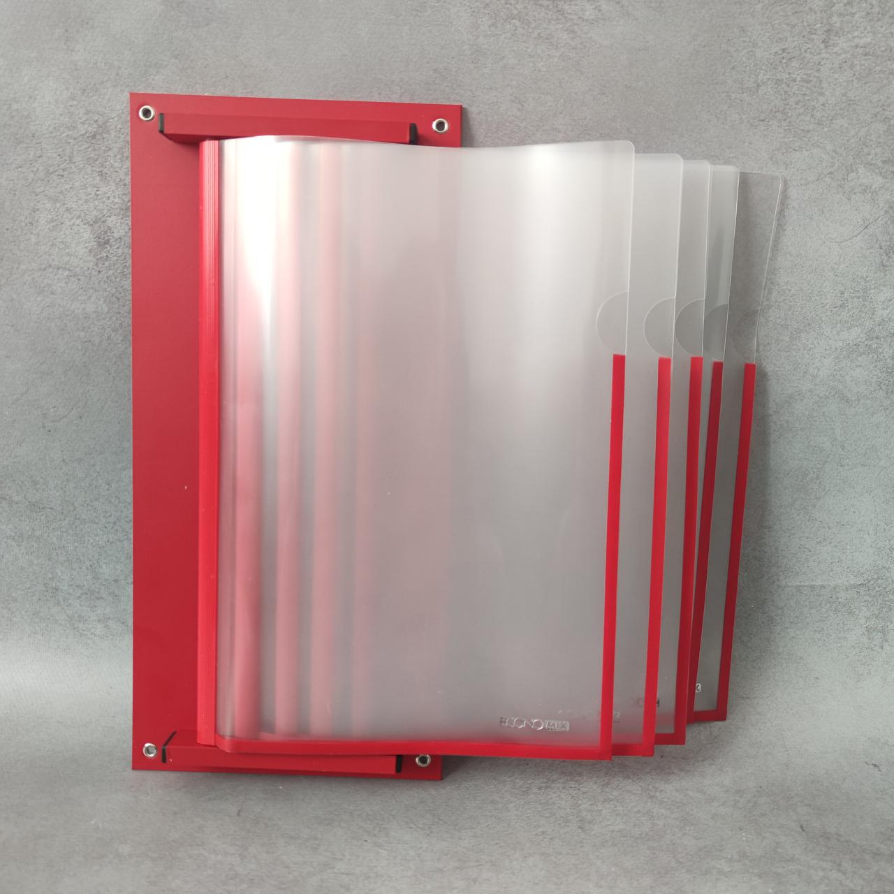 Стенд-книжка Економ на 5 кишень без заголовку Червоний (244093869) - фото 3