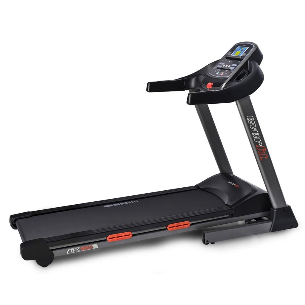 Бігова доріжка everfit LCD-дисплей до 22 км/год 3,5 к.с. контроль пульсу (931233)