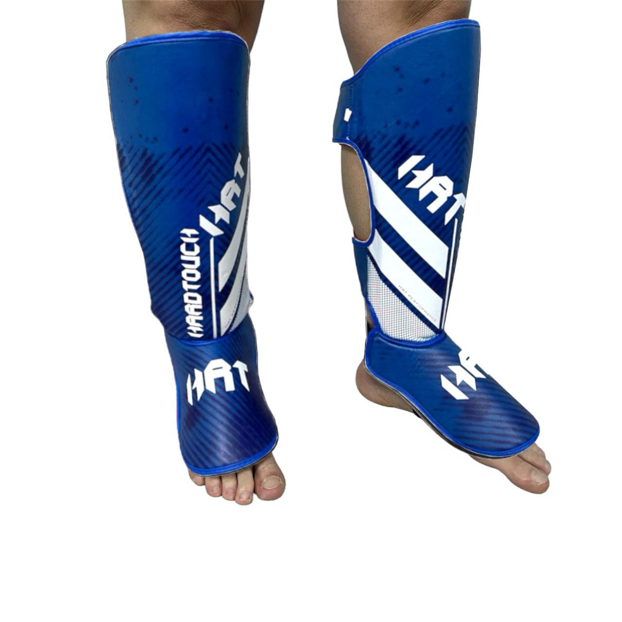 Захист гомілки та стопи для єдиноборств Hard Touch M Blue - фото 2 Захист гомілки та стопи для єдиноборств Hard Touch M Blue - фото 2