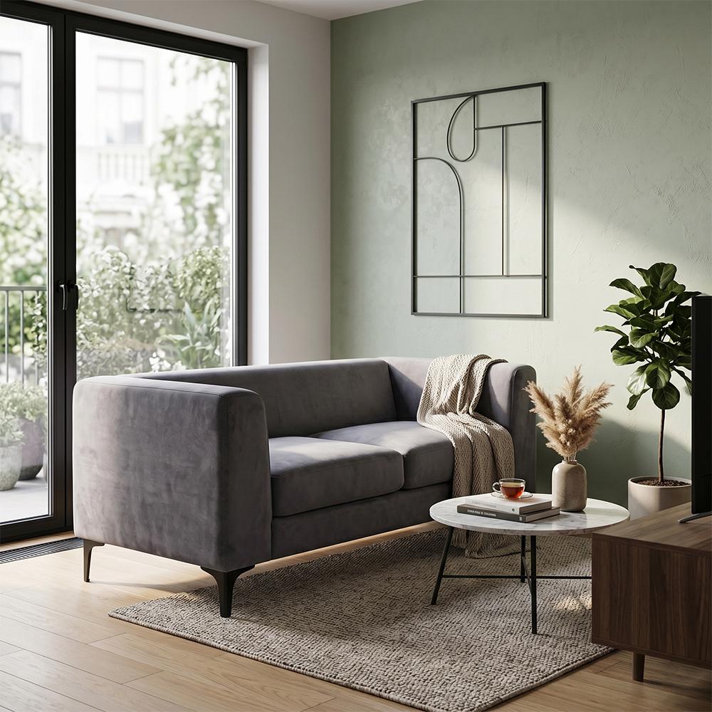 Диван Morgan Stone 145х77х70 см Grey (rich_sofa_00471)