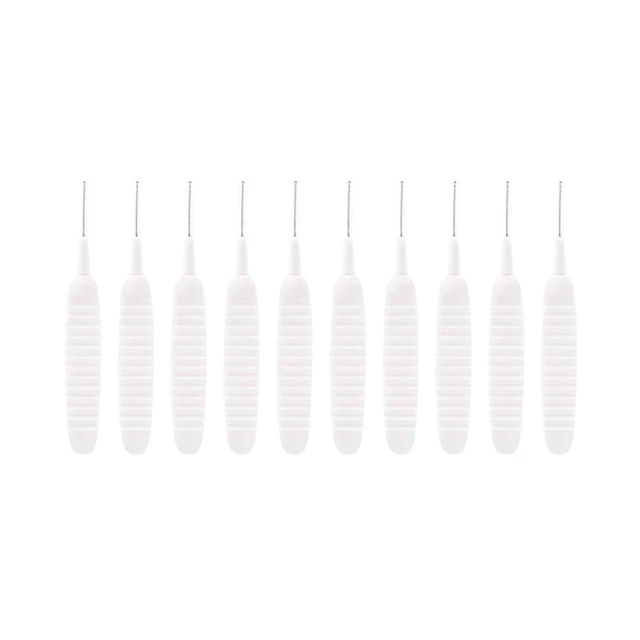 Ершики для чистки маленьких отверстий душевой лейки 10 шт. Белый (1811538440) Ершики для чистки маленьких отверстий душевой лейки 10 шт. Белый (1811538440)