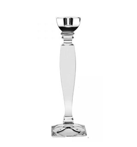 Підсвічник Bohemia Carla стійка ніжка 305 мм Прозорий