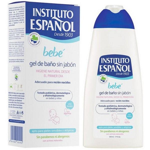 Гель для душа для новорожденных Instituto Espanol Bebe Bath Gel Without Soap Sensitive Skin 500 мл (101414)